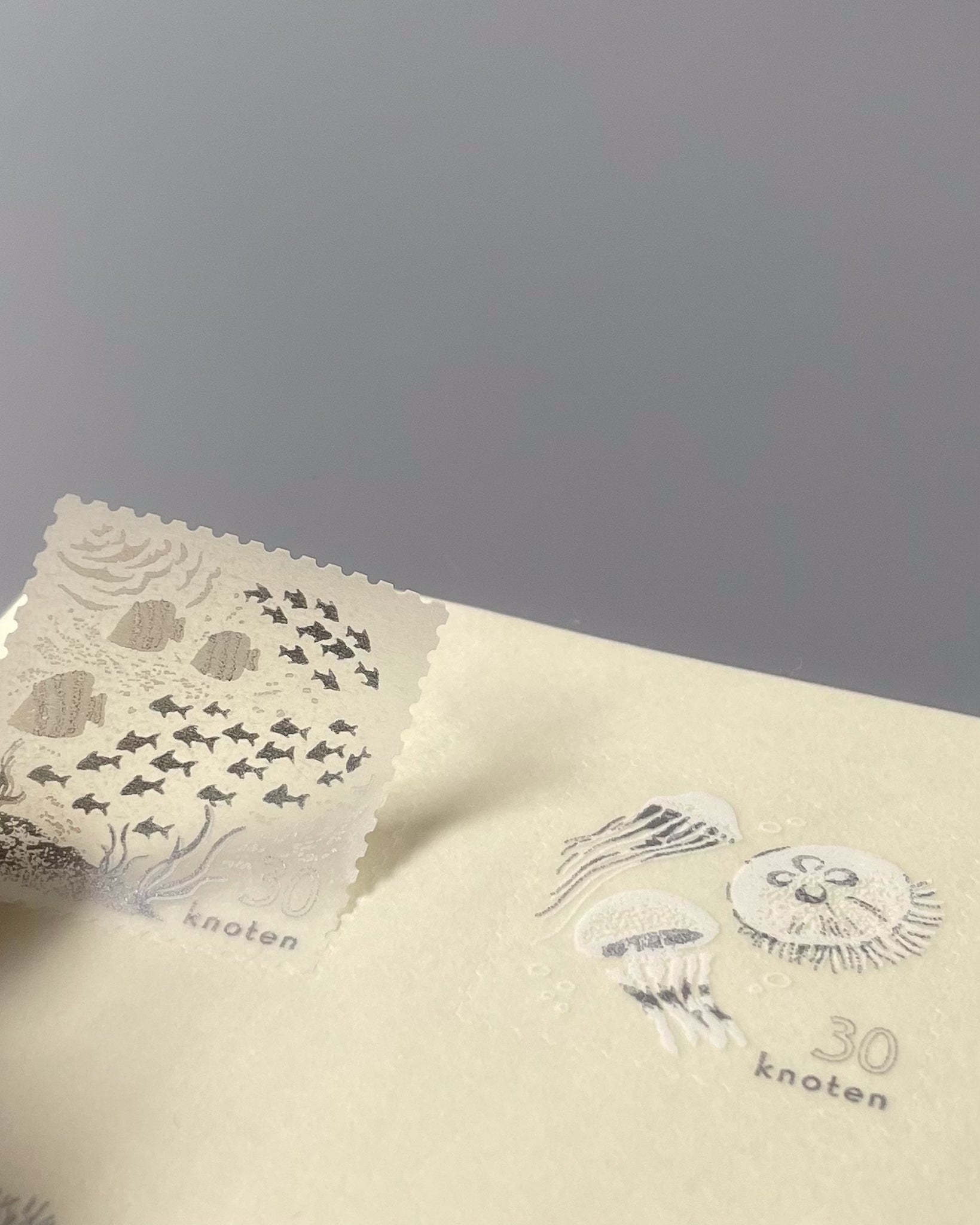 切手風シール